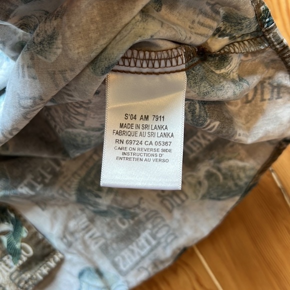 COLUMBIA SPORTSWEAR Men's Short Sleeve Button Down Graphic Fish Shirt Large - Picture 9 of 10
